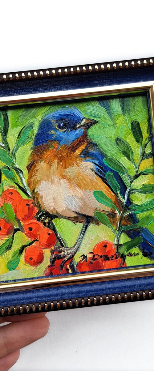 Estern Bluebird by Nataly Derevyanko
