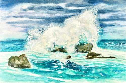 Sea and waves by Neha Soni