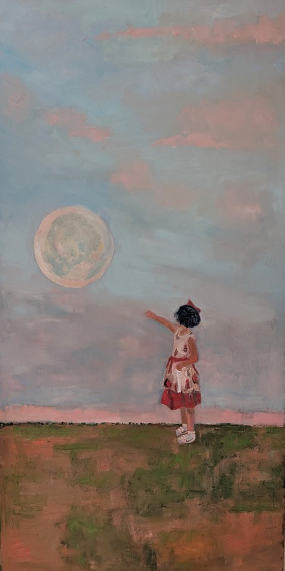 Touching the moon