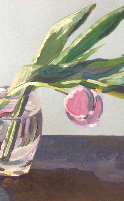 Curving tulips by Oxana Raduga