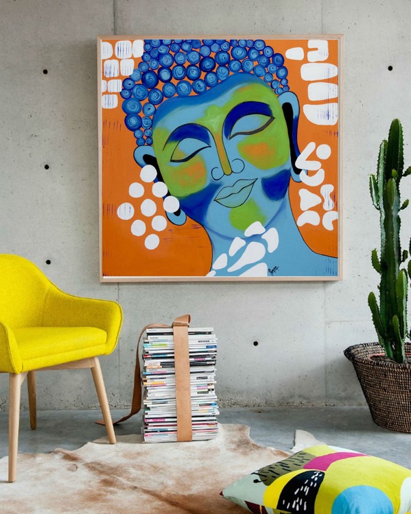 Buddha Painting Indian Art Buddha Painting Abstr Artfinder