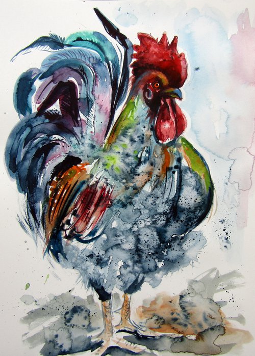 Proud rooster by Kovács Anna Brigitta