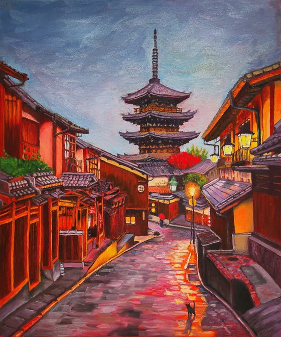 When the shadows are still warm (Kyoto)