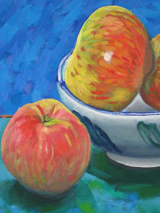 Apples and Bowl