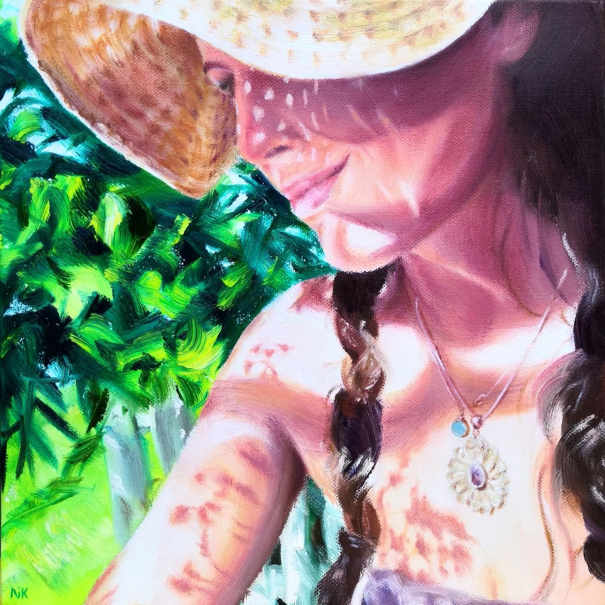 Under The Vines By Nick Pike, 12 X 12, Artwork For Sale On Artfinder