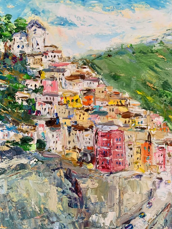 Coastal village of Riomaggiore