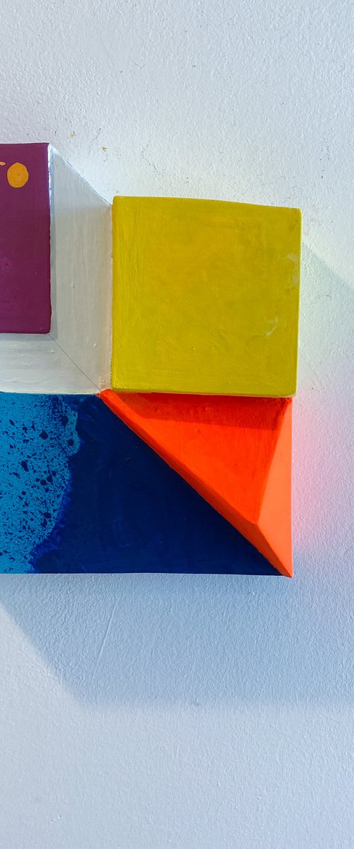 corner escape alphabet color block by Jessica Moritz