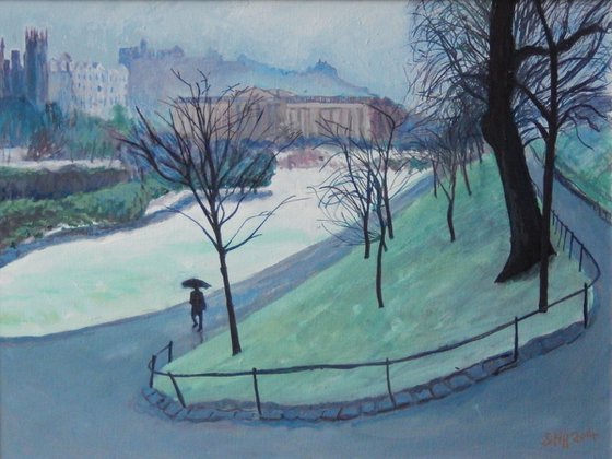 The Scottish National Gallery, Winter