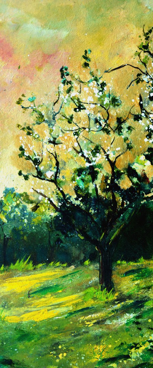 Orchard in Spring 4522 by Pol Henry Ledent