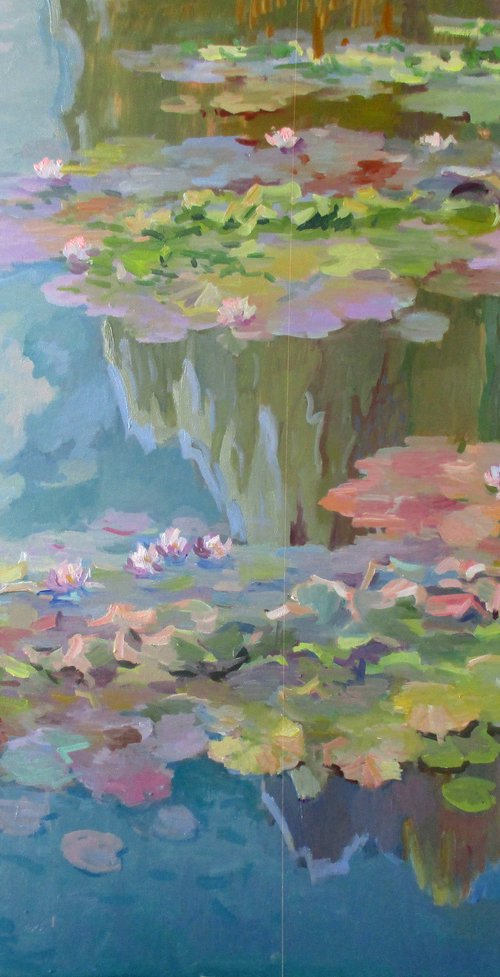 Water Lilies in the Morning by Liudvikas Daugirdas
