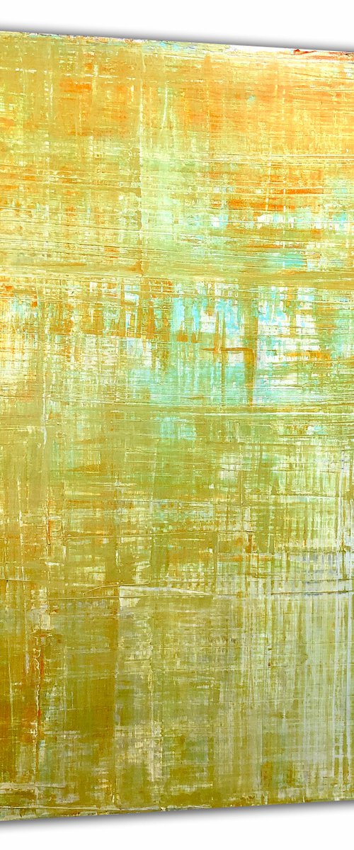 Lemongrass Weave (48x48in) by Robert  Tillberg