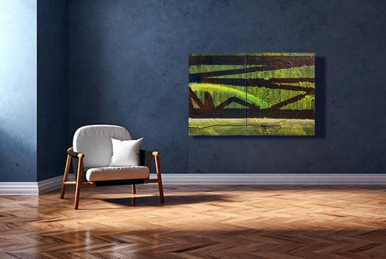 "A bridges " diptych