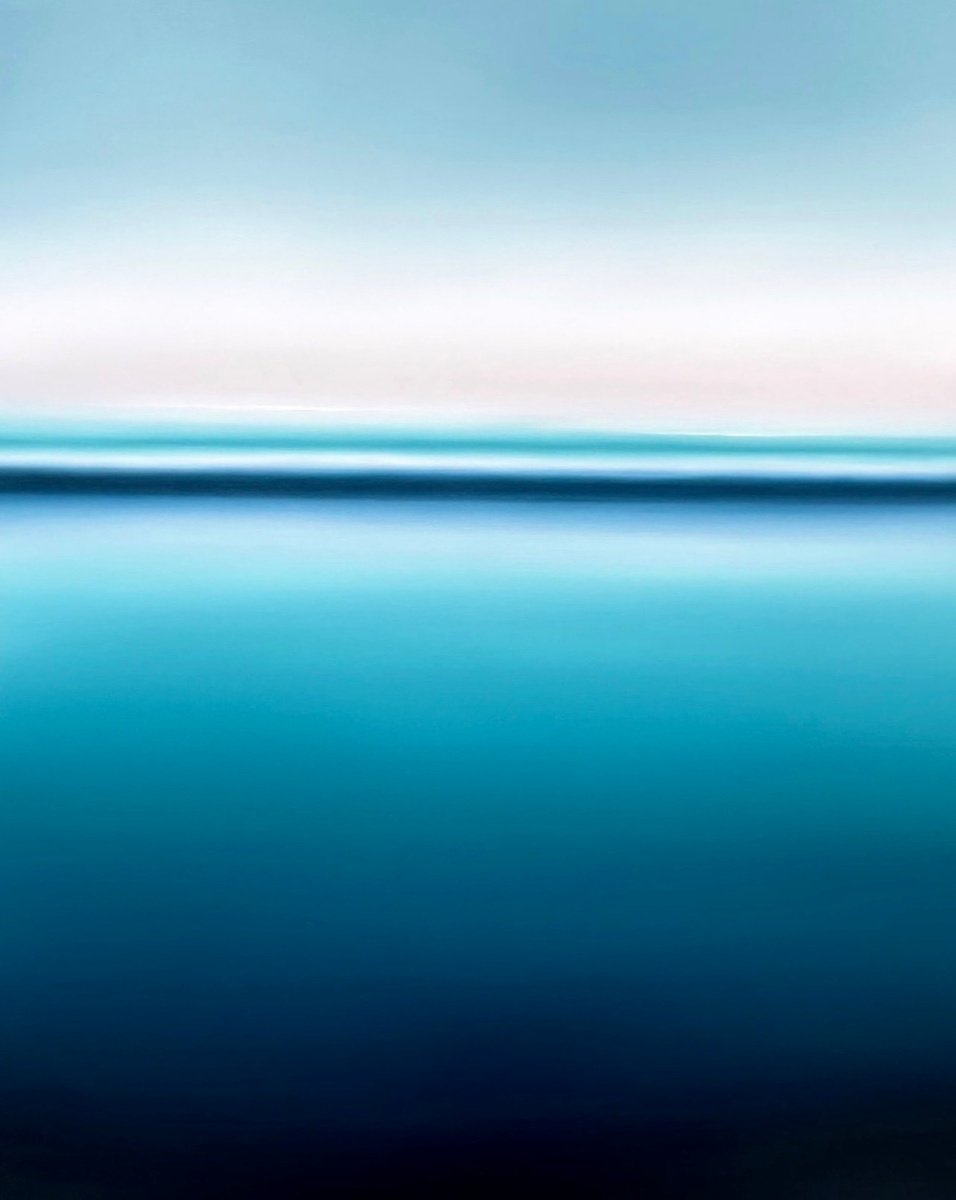 Surrealistic Landscape Oil Painting By Larissa Uvarova, 31 X 39", Deep Inside 77, Original Artwork