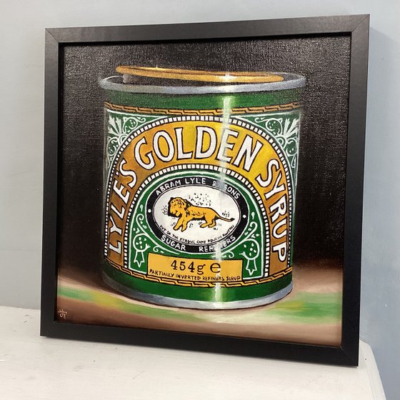 Golden syrup. still life