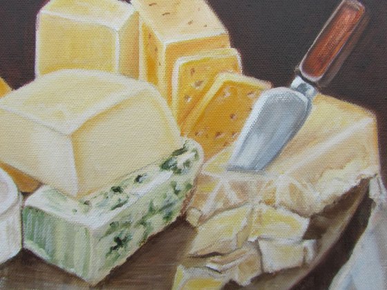 Still life with cheese