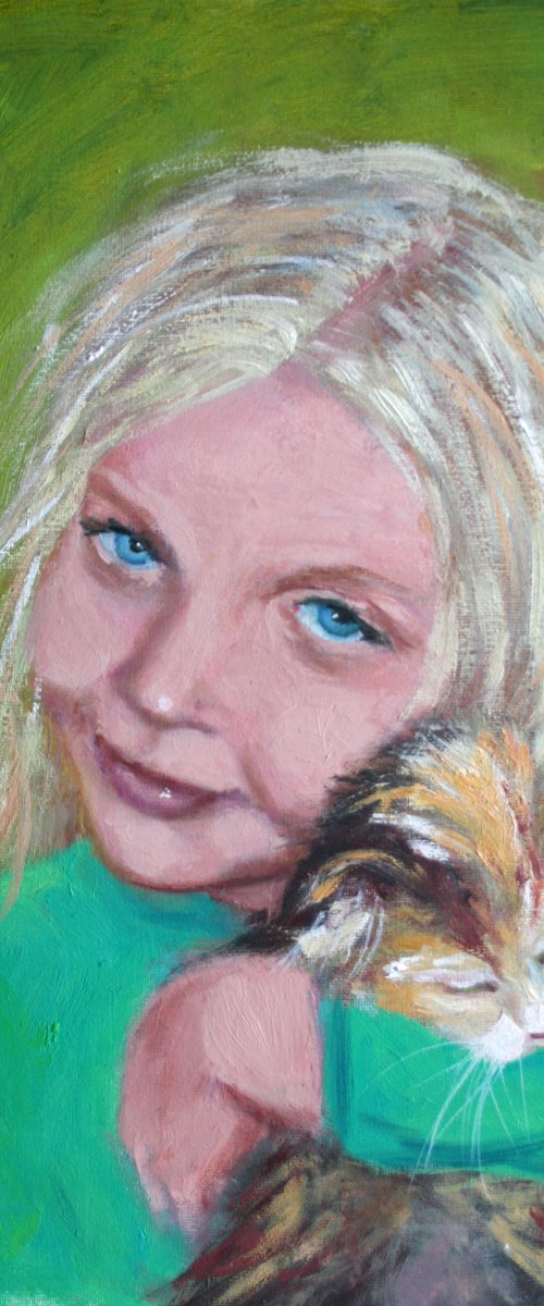 Friends / ORIGINAL PAINTING by Salana Art / Svetlana Samovarova