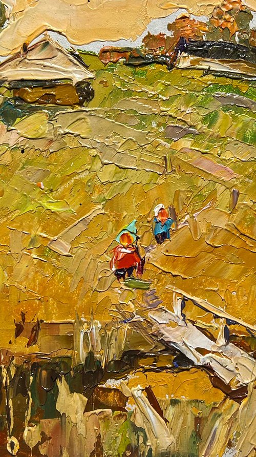 Village road to the reservoir by Kalenyuk Alex