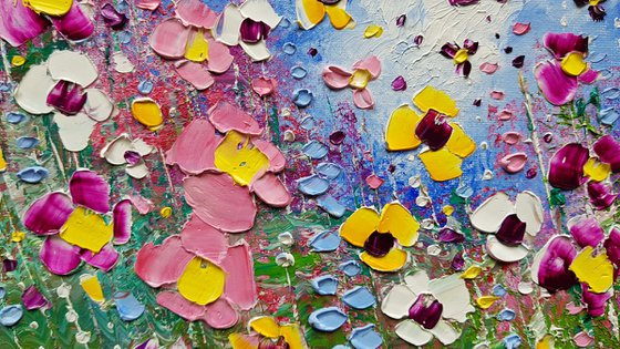 "Wild Meadow Flowers in Love"