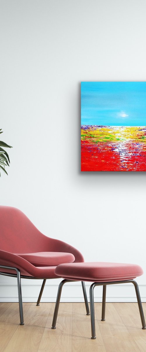 Blue Sky and Red Ocean by Pooja Verma