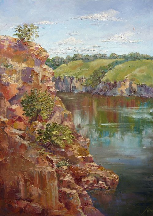Сliffs unapproachable by Liubov Ponomarova