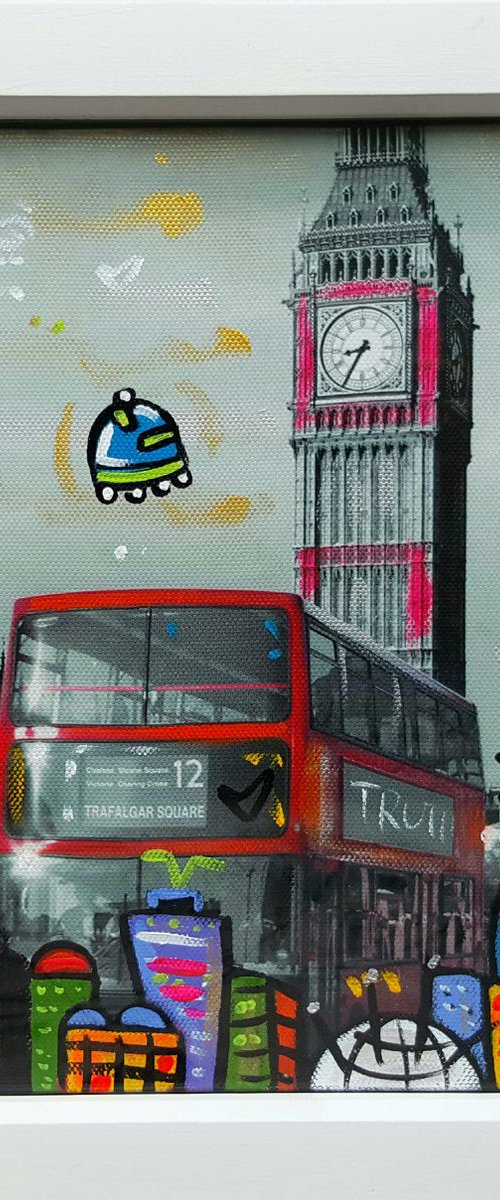 Vintage London 2 by Maria Luisa  Azzini