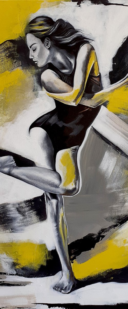 Acrylic Painting by Burcu Akarcay