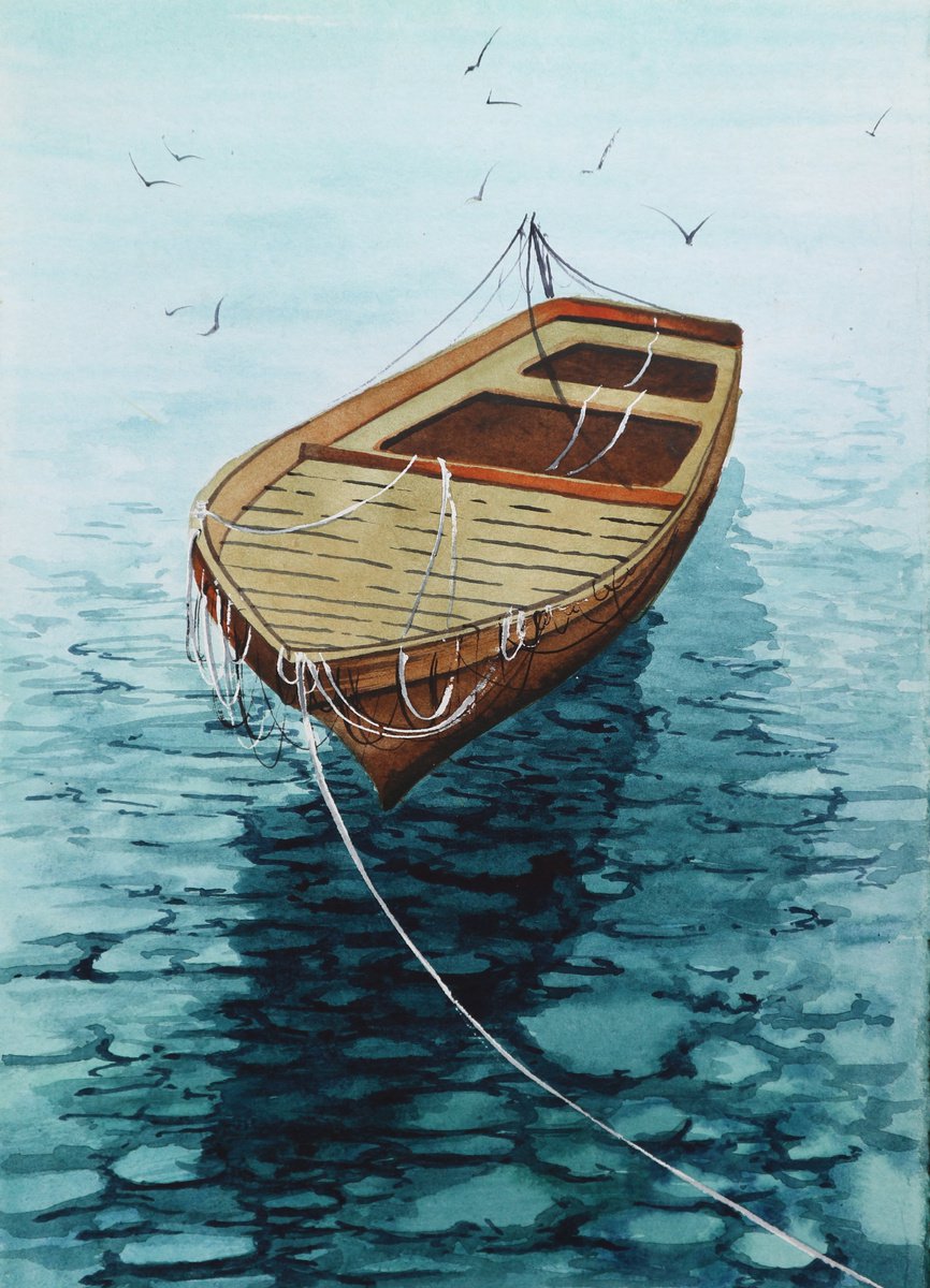 Photorealistic Watercolour , Crystal Water By Eugene Gorbachenko, 8 X 11, Artwork For Sale On Artfinder