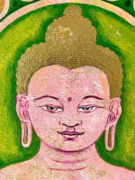 Cherry Blossom Buddha mandala