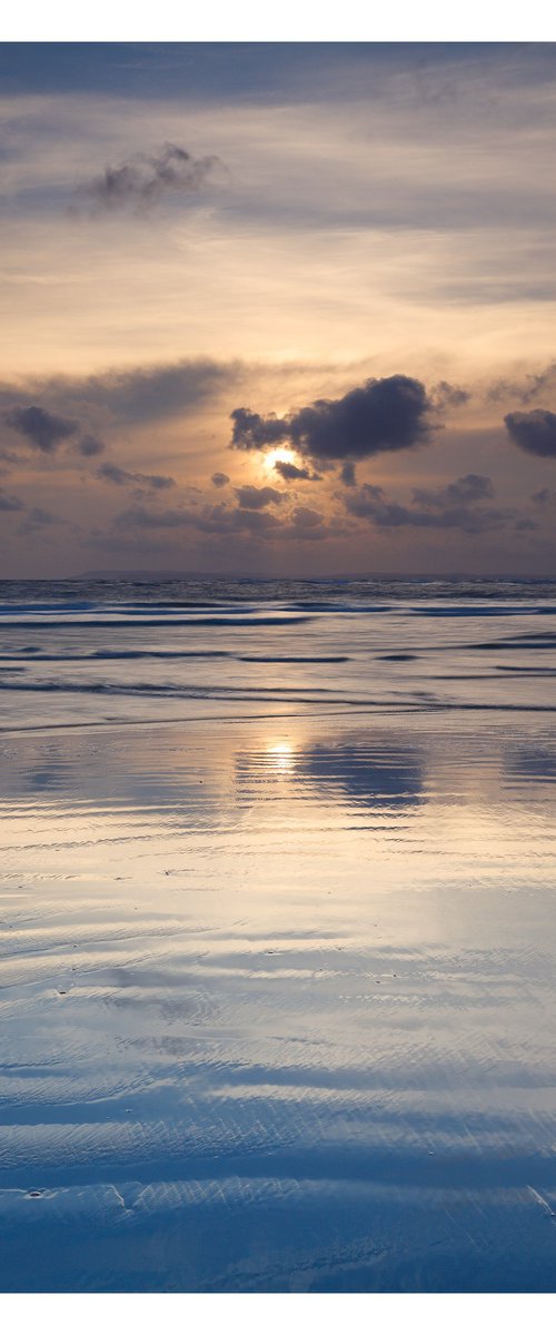 Last Light at West Wittering by David Baker