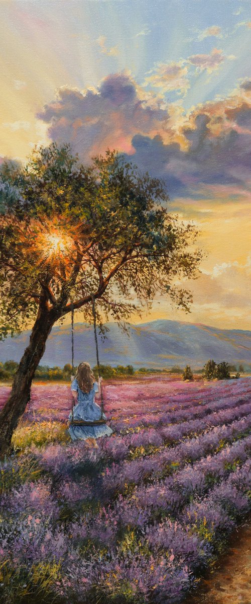 lavender field by Jevgenijus Litvinas