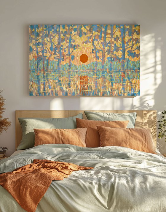 Lake of Pine Reflections