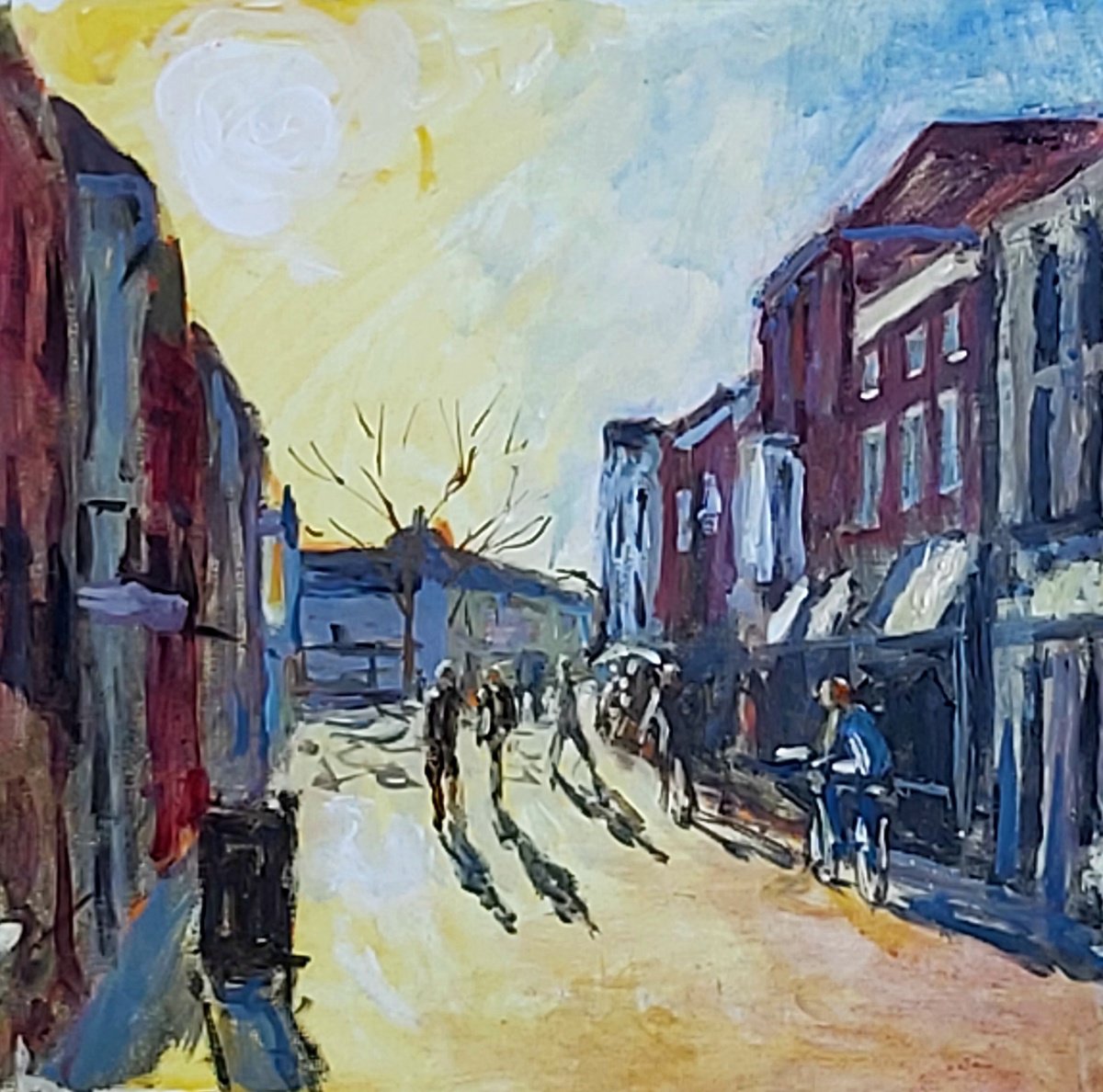  Sunny City By Dimitris Voyiazoglou, 11 X 11, Artwork For Sale On Artfinder