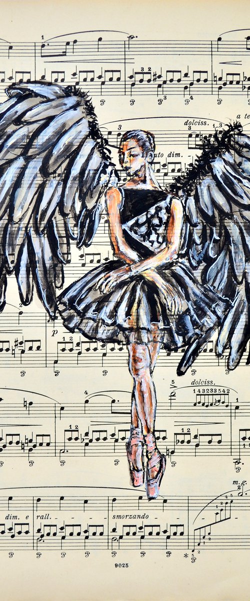 Ballerina XLII- Music Page by Misty Lady - M. Nierobisz