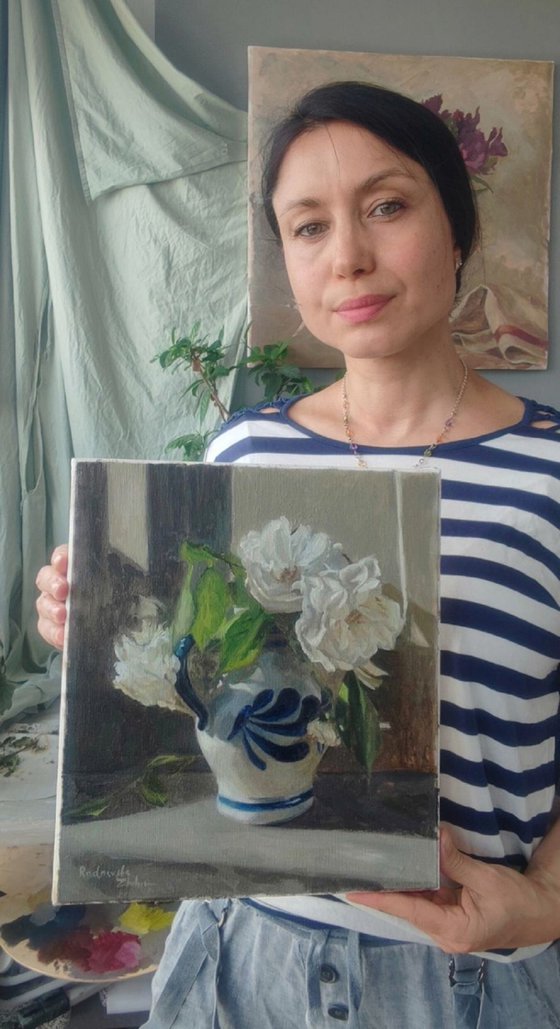 Roses in a vase