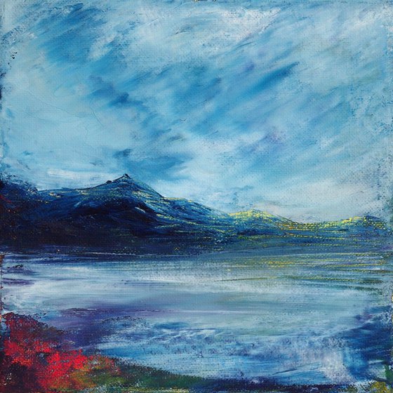 Schiehallion Dawn, Scottish mountain landscape scene