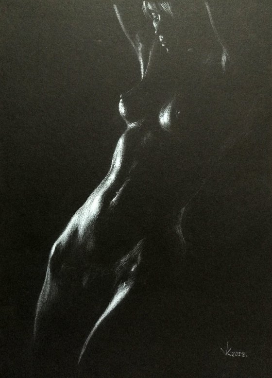 Nude noir #257 (21X29)cm