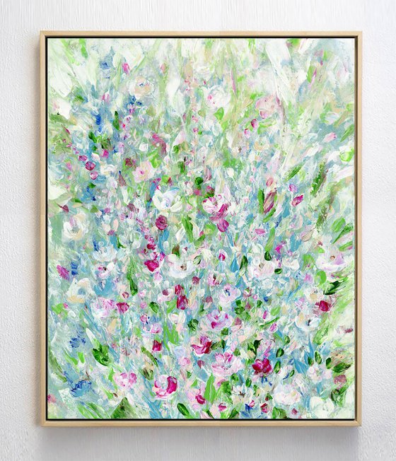 Lost Among The Booms 2 - Floral Painting by Kathy Morton Stanion
