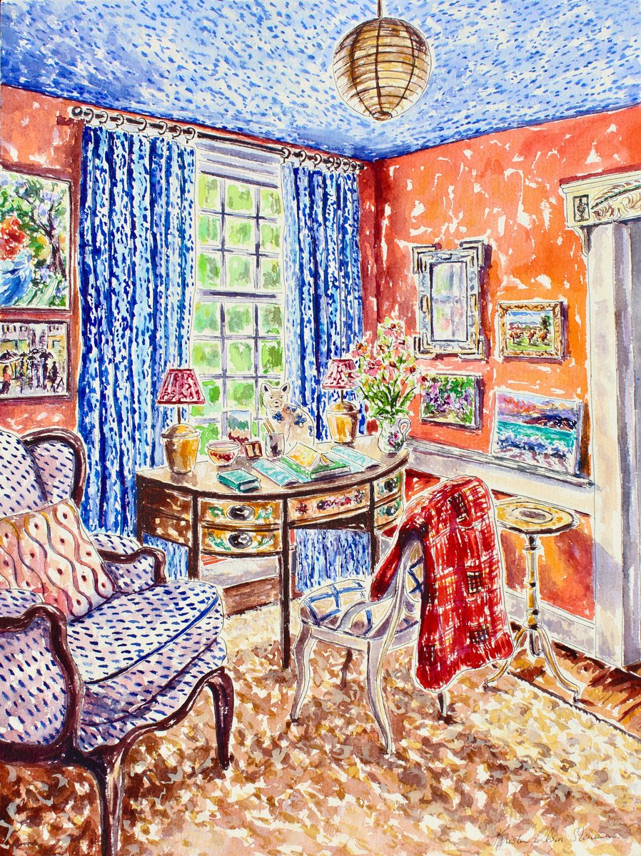 Photorealistic Cityscapes Watercolour By Kristen Olson Stone, 12 X 16", Memories, Original Artwork