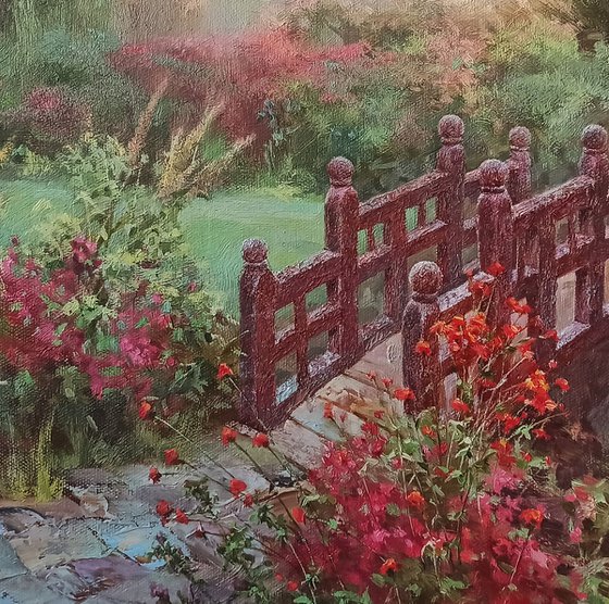 BRIDGE IN FLOWERS