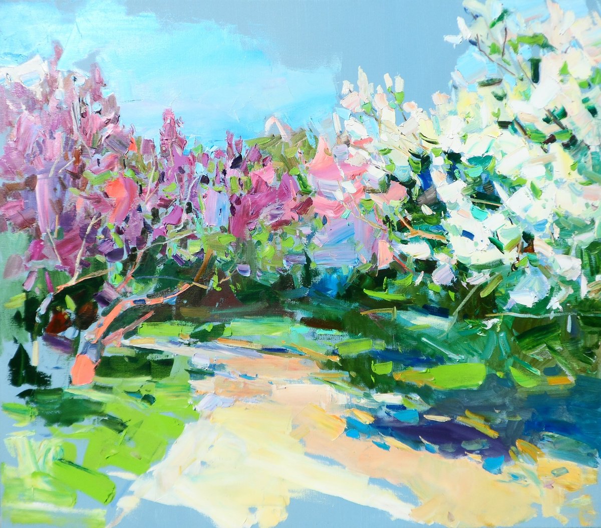 lilac garden by Yehor Dulin