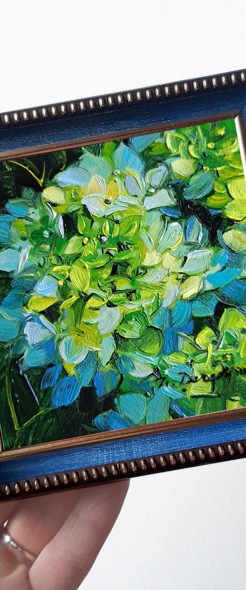 Hydrangea flowers by Nataly Derevyanko