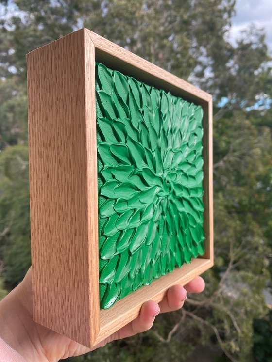 Green abstract mini