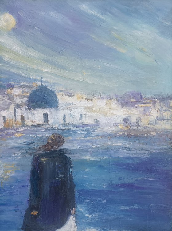 Looking at the sea
