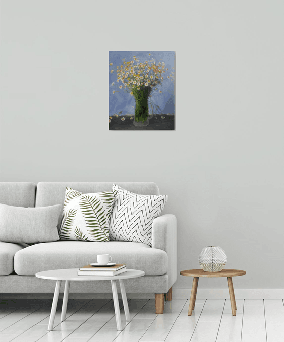Tansy and daisies