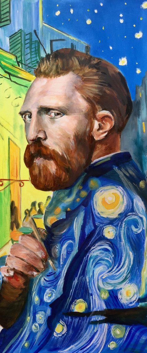 Van Gogh portrait painting by Gordon Bruce