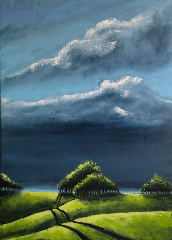 Stillness of the storm - Fields and Colors Series