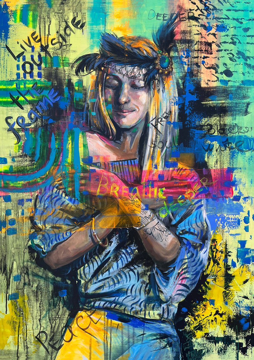 Breathe Deeperpop By Maria Kireev, 28 X 39, Artwork For Sale On Artfinder