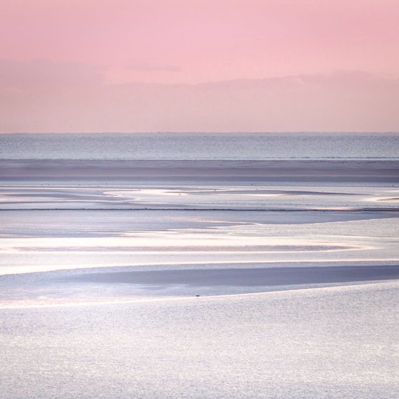 Silver Sands, Luskentyre - Panoramic Sunset