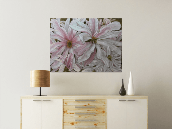 Ethereal Magnolia Bloom