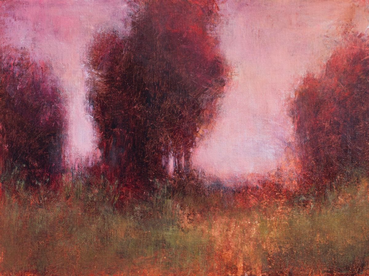 Evening Mist Acrylic painting by Don Artfinder